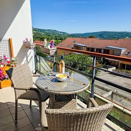 Chez Jiri - Piscine, Balcon Vue Alpes, Spacieux T2 아파트